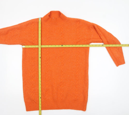 Womens UK Size 12 TU Orange Pullover Jumper