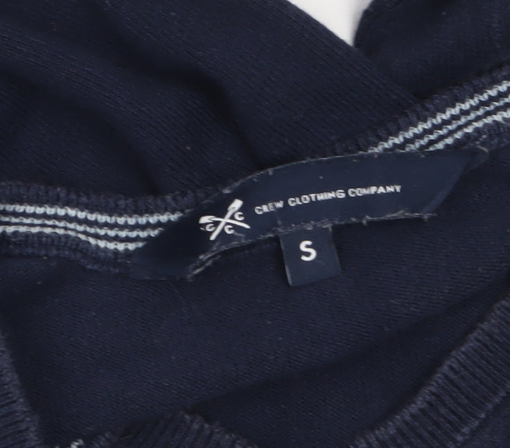 Mens UK Size S Crew Clothing Company Blue Pullover Jumper