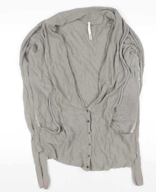 Womens UK Size L Firetrap Beige Cardigan Jumper