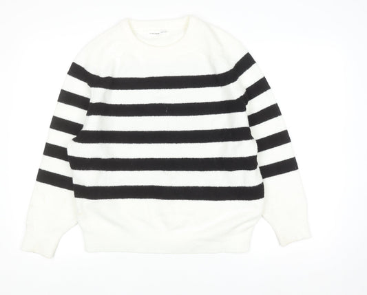 Womens UK Size 8 Pull&Bear Multicoloured Pullover Jumper