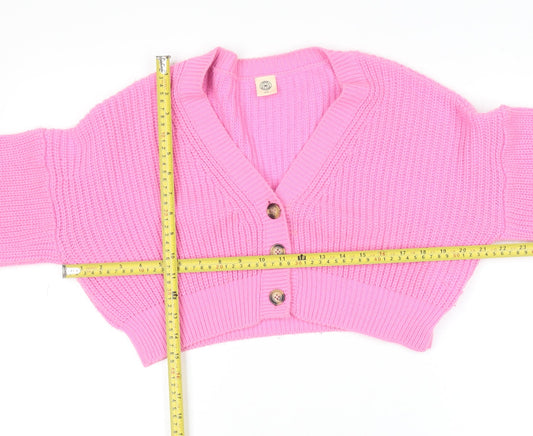Womens UK Size S Urban Outfitters Pink Cardigan Jumper