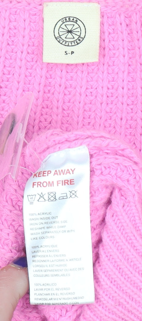 Womens UK Size S Urban Outfitters Pink Cardigan Jumper