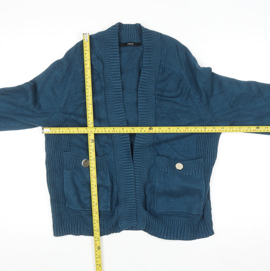 Womens UK Size S NEXT Blue Cardigan Jumper