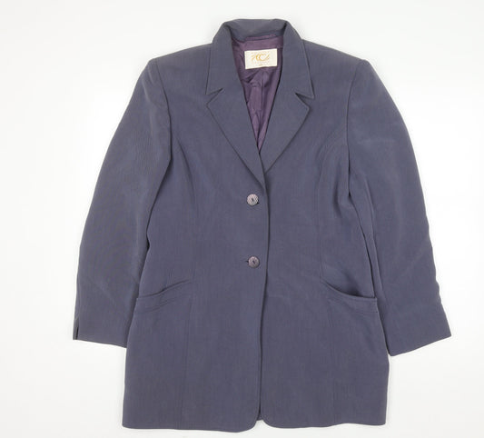 Womens UK Size 14 Country Casuals Regular Blue Blazer