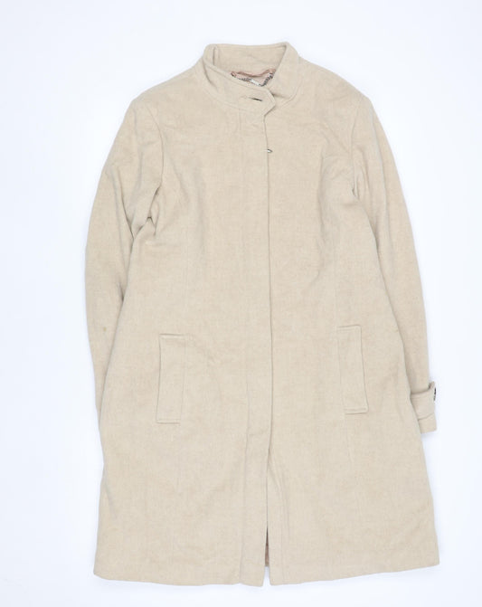 Womens UK Size 14 NEXT Beige Overcoat