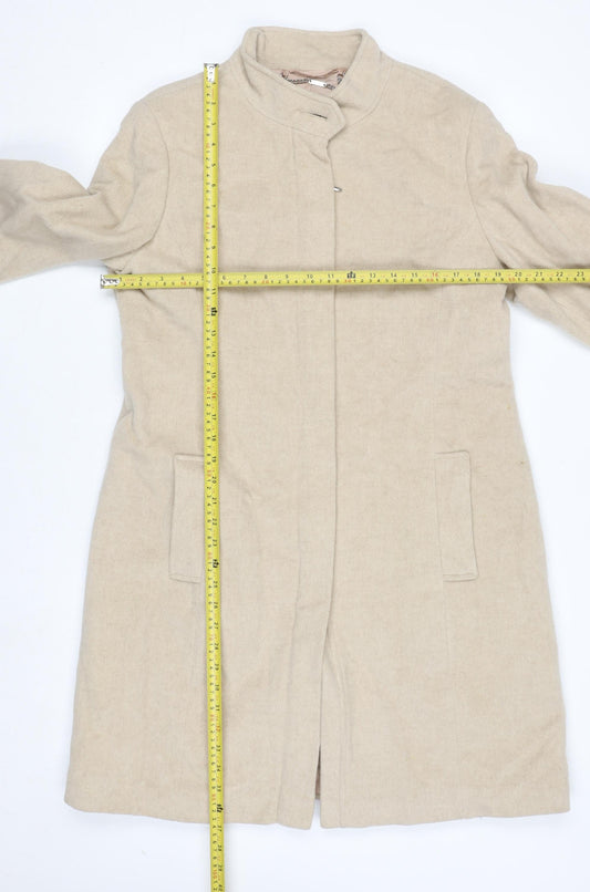 Womens UK Size 14 NEXT Beige Overcoat