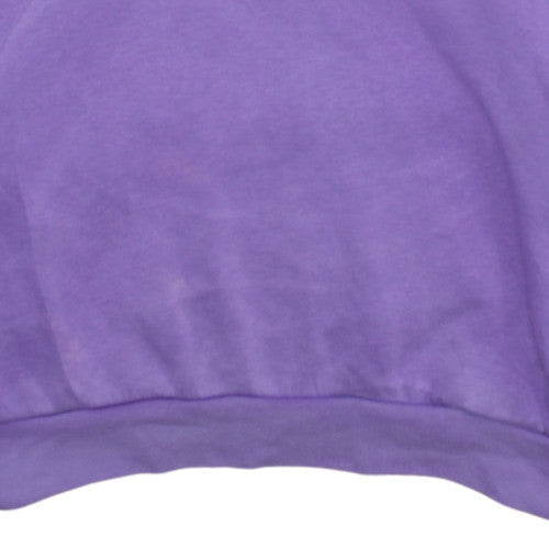Womens UK Size M adidas Purple Pullover Hoodie