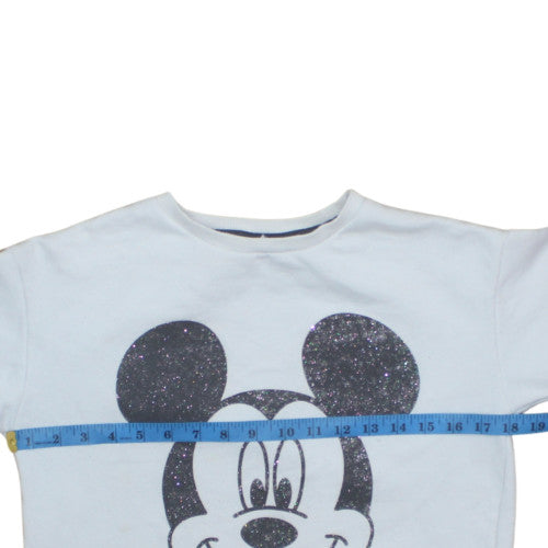 Teens UK Size 158 Disney White Pullover Sweatshirt