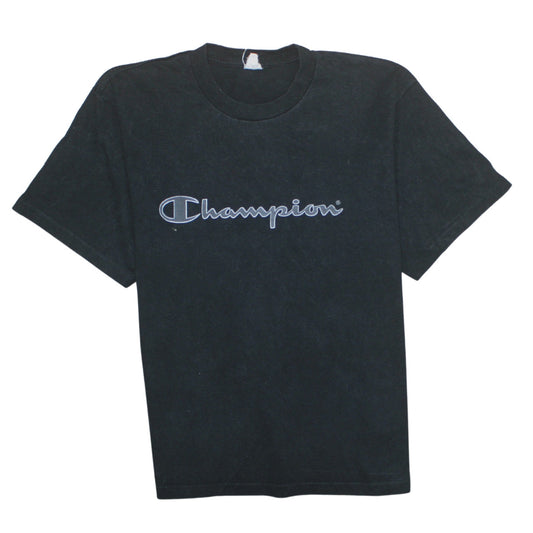 Mens UK Size L Champion Black Gym & Training Running & Jogging Casual T-Shirt