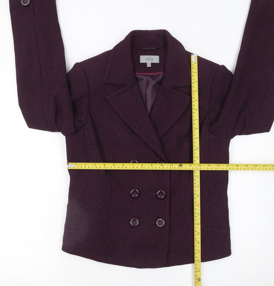 Marks and Spencer Women’s Purple Blazer Jacket UK 14 Classic Fit