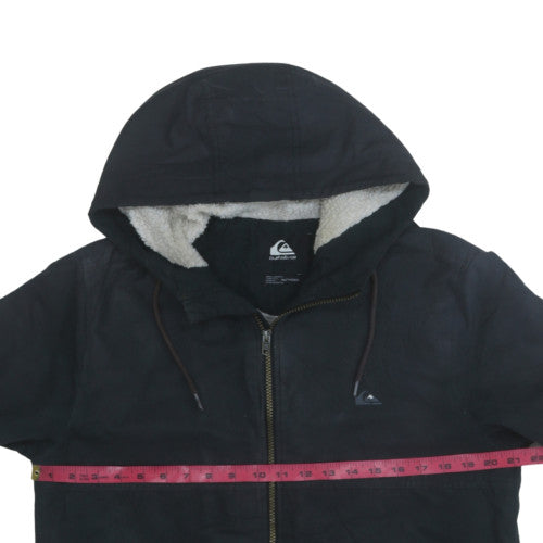 Mens UK Size XS Quiksilver Black Basic Jacket