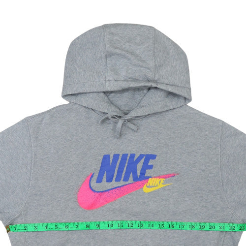 Mens UK Size M Nike Grey Pullover Hoodie