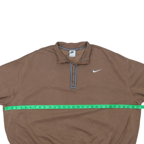 Womens UK Size XL Nike Brown Pullover Sweatshirt