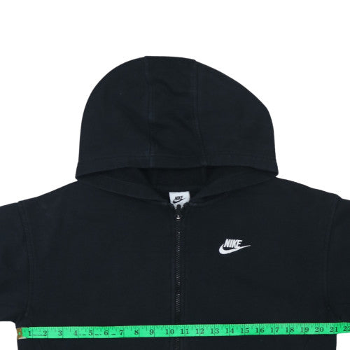 Boys UK Size 8-9 Years Nike Black Full Zip Hoodie
