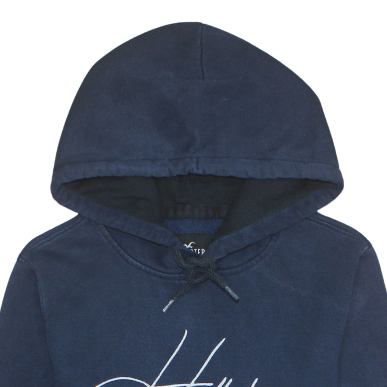 Mens UK Size M Hollister Blue Pullover Hoodie