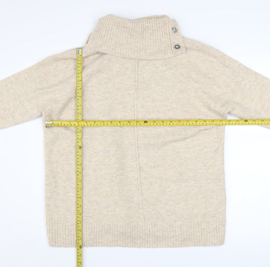 Womens UK Size M Wallis Beige Pullover Jumper