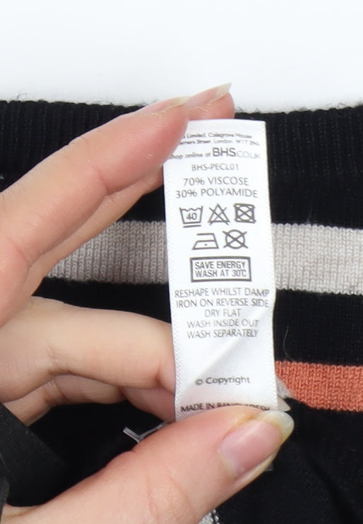 Womens UK Size 10 BHS Multicoloured Pullover Jumper