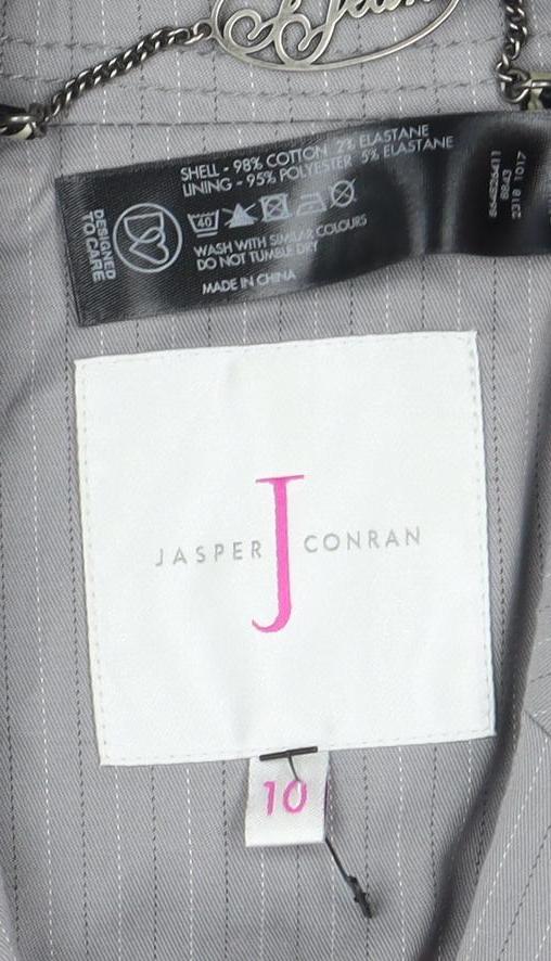 Womens UK Size 10 Jasper Conran Regular Grey Blazer