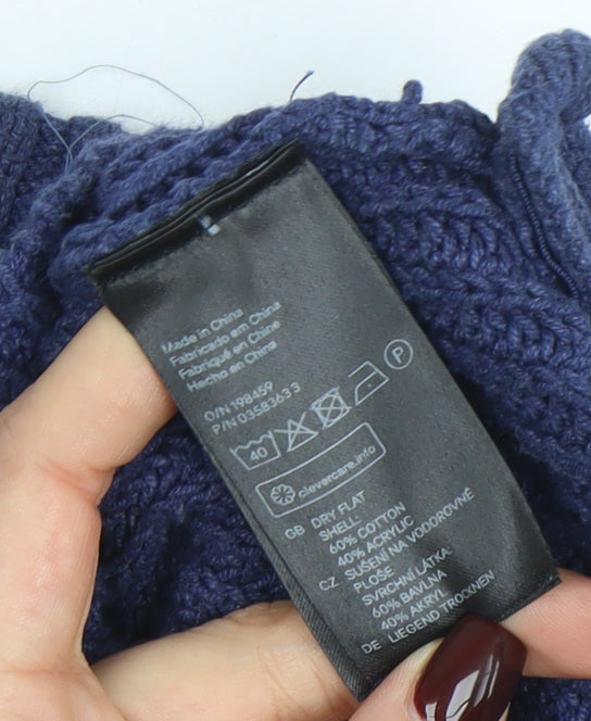 Womens UK Size XS L.O.G.G. Blue Pullover Jumper