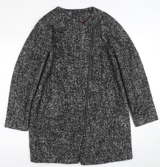 Womens UK Size 12 Marks and Spencer Grey Overcoat