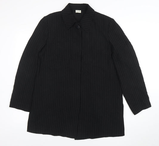 Womens UK Size 14 Viyella Regular Black Blazer