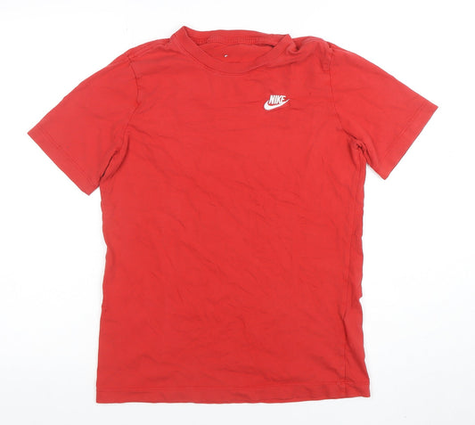 Boys UK Size XL Nike Red Basic T-Shirt
