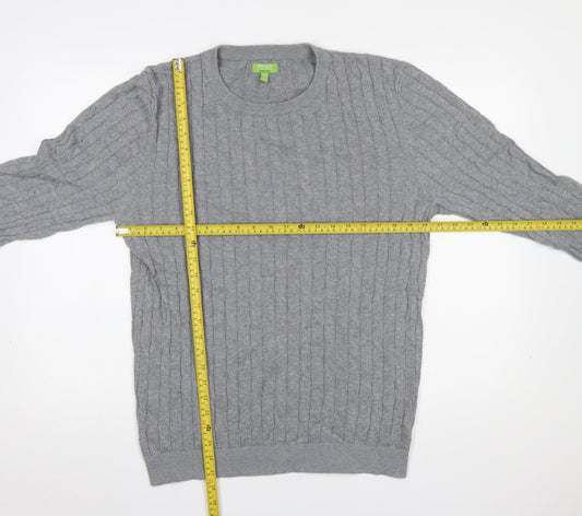 Mens UK Size XL Feraud Grey Pullover Jumper