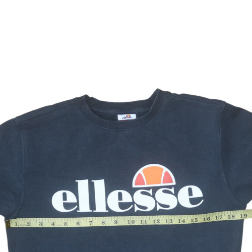 Womens UK Size 8 ellesse Blue Pullover Sweatshirt