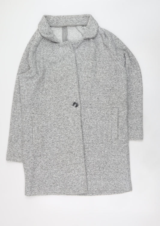 Womens UK Size 12 NEXT Grey Overcoat