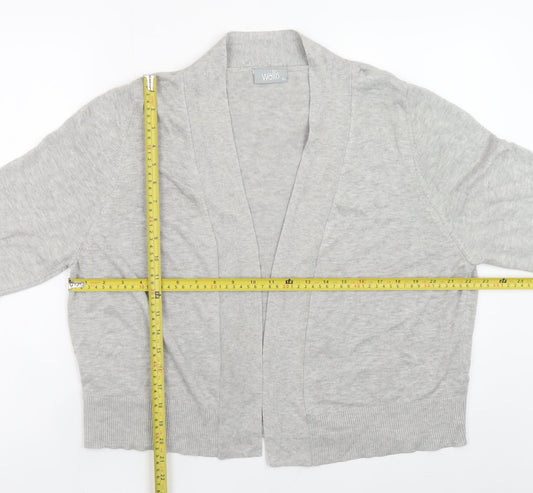 Womens UK Size XL Wallis Grey Cardigan Jumper