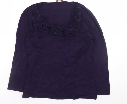 Womens UK Size 10 Phase Eight Purple Pullover Jumper