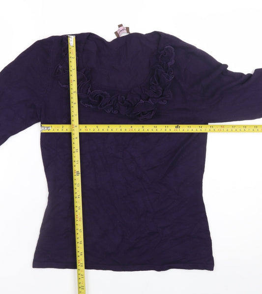 Womens UK Size 10 Phase Eight Purple Pullover Jumper