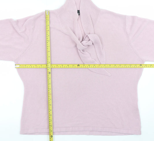 Womens UK Size 24 Janique Pink Pullover Jumper
