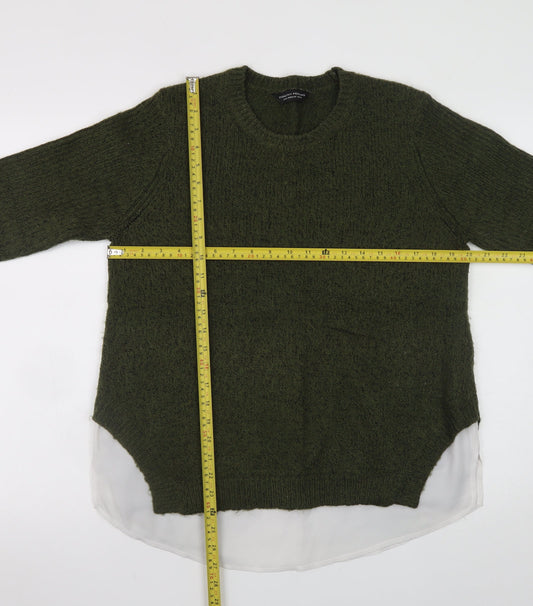 Womens UK Size 14 Dorothy Perkins Green Pullover Jumper