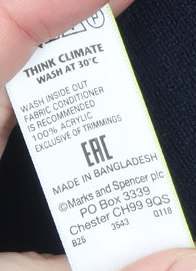 Womens UK Size 18 Marks and Spencer Black Cardigan Jumper