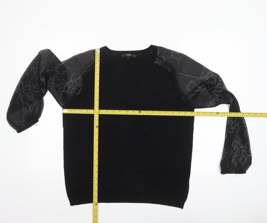 Womens UK Size 16 NEXT Black Pullover Jumper