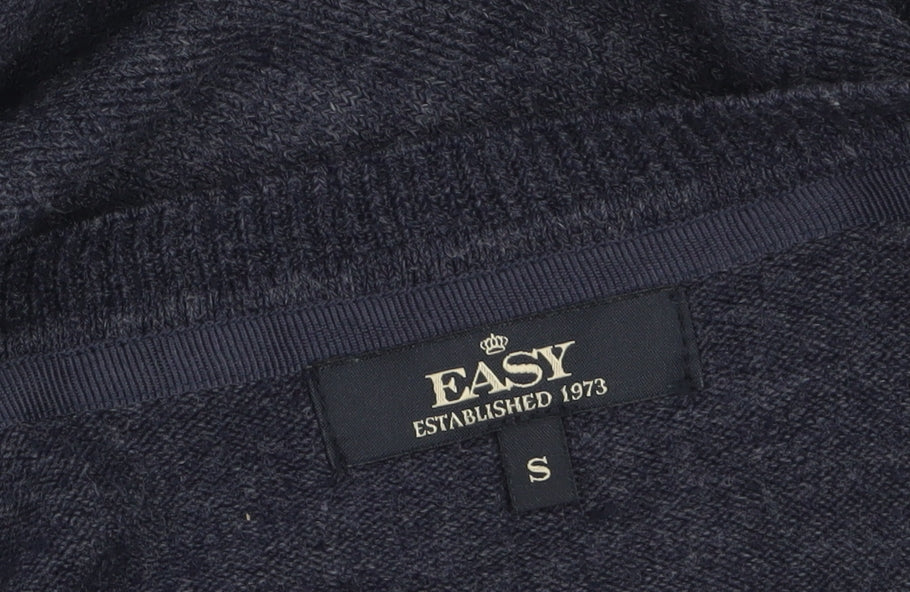 Mens UK Size S Easy Blue Pullover Jumper