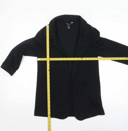 Womens UK Size 8 New Look Regular Black Blazer