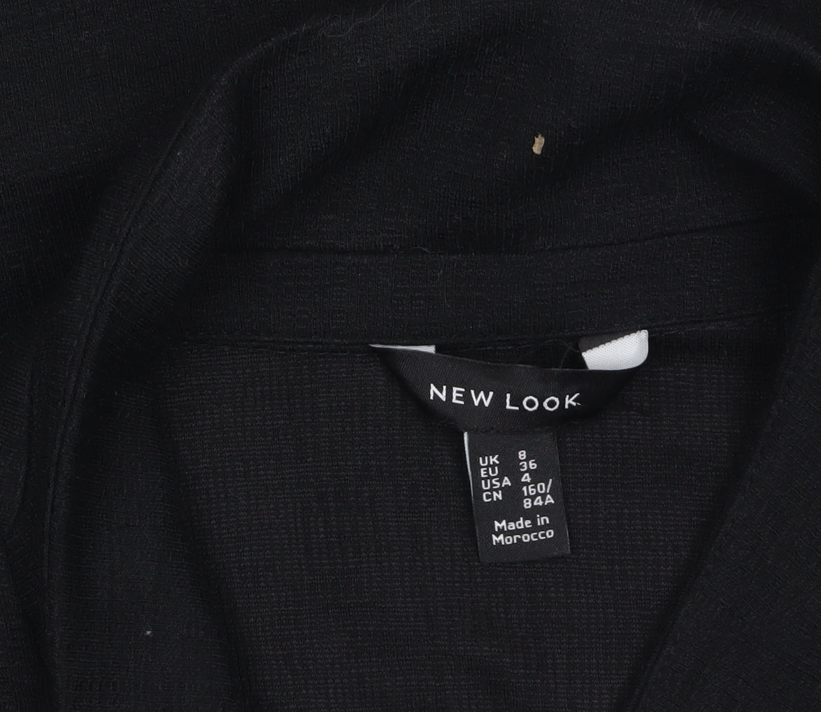 Womens UK Size 8 New Look Regular Black Blazer