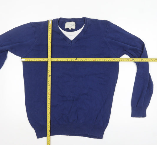 Mens UK Size L Hutson Harbour Blue Pullover Jumper