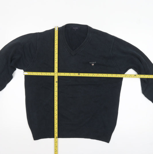 Mens UK Size S GANT Black Pullover Jumper
