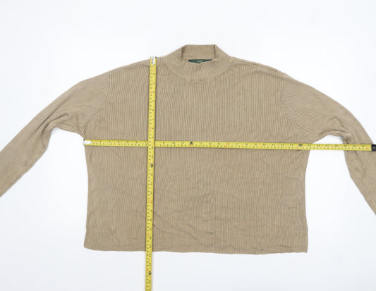 Womens UK Size XL Orvis Beige Pullover Jumper