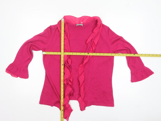 Womens UK Size 12 Marks and Spencer Pink Cardigan Jumper