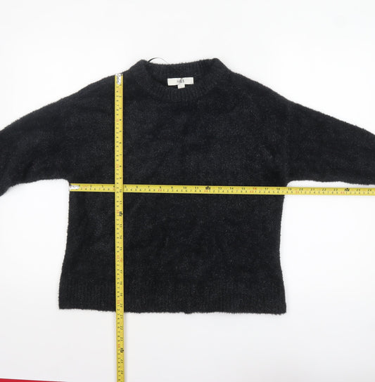 Womens UK Size S Marks and Spencer Black Pullover Jumper