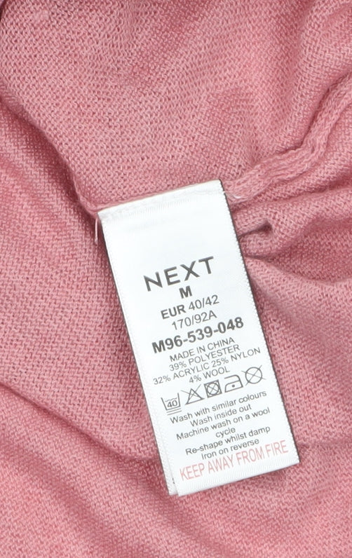 Womens UK Size 14 NEXT Pink Pullover Jumper