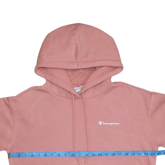 Womens UK Size L Champion Pink Pullover Hoodie