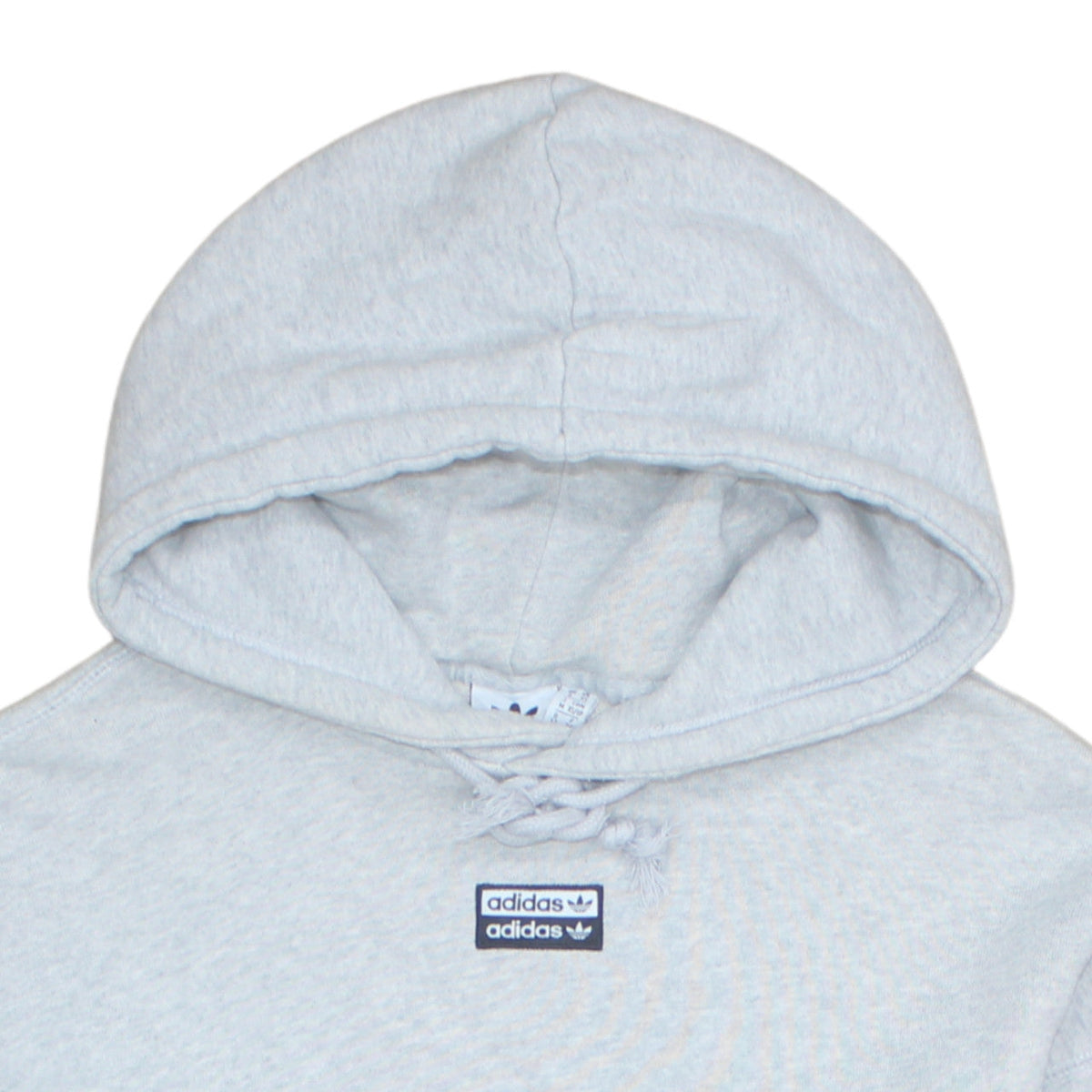 Additional view of Adidas Women’s Grey Hooded Pullover Hoodie XS UK 6 Cotton Blend