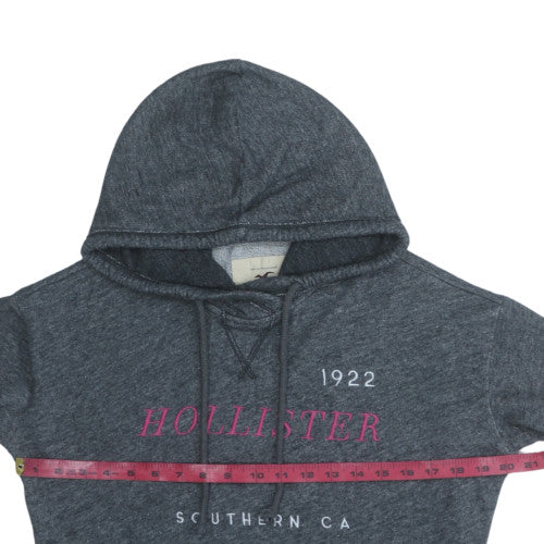 Womens UK Size M Hollister Grey Pullover Hoodie