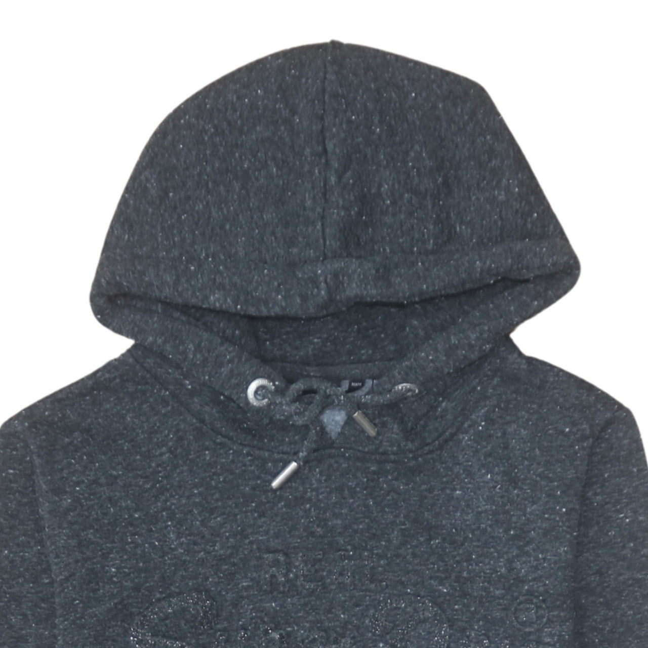 Womens UK Size 14 Superdry Black Pullover Hoodie