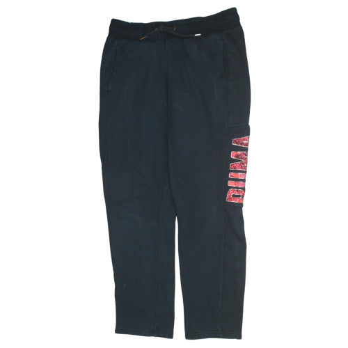 Womens UK Size 12 PUMA Regular Fit Jogger Black Trousers